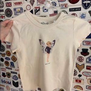 Brandy Melville angel graphic baby tee